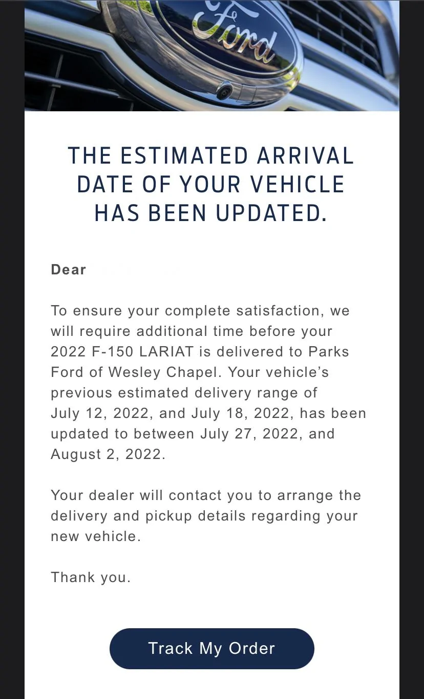 Ford F-150 Current Shipping Delays 05ED96E5-1D6A-4275-BE95-ED5FE8495DBF