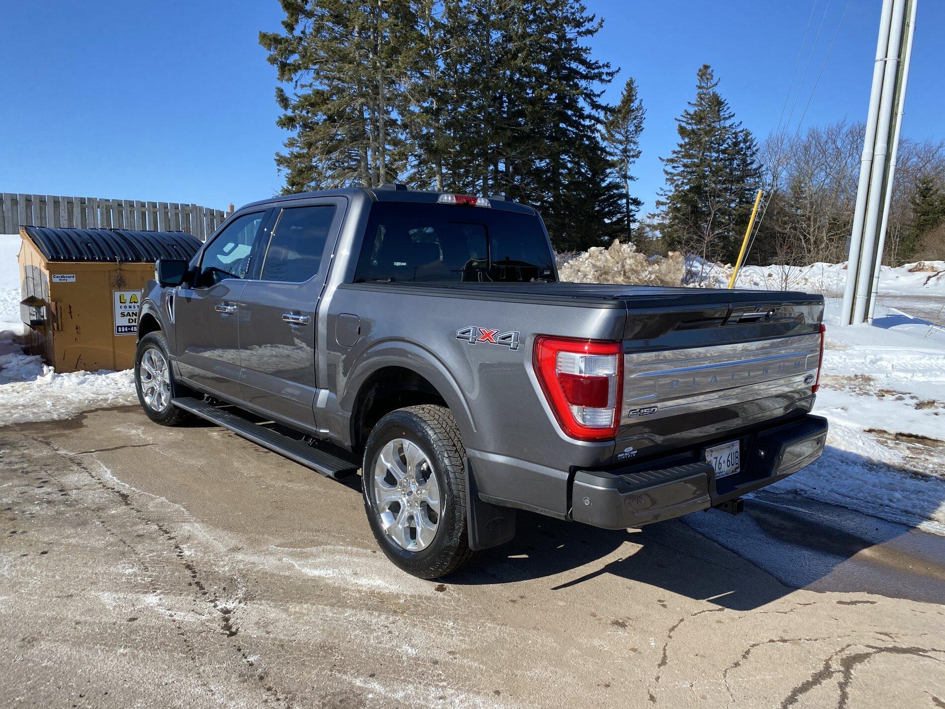 Ford F-150 2021 Platinum 4x4 Supercrew Carbonized Gray on 2.25" Leveling Kit, 20x9 Fuel Blitz wheels, Falken Wildpeak tires (285/60R20) 066D0843-8294-41A5-888D-051FF645D2A9