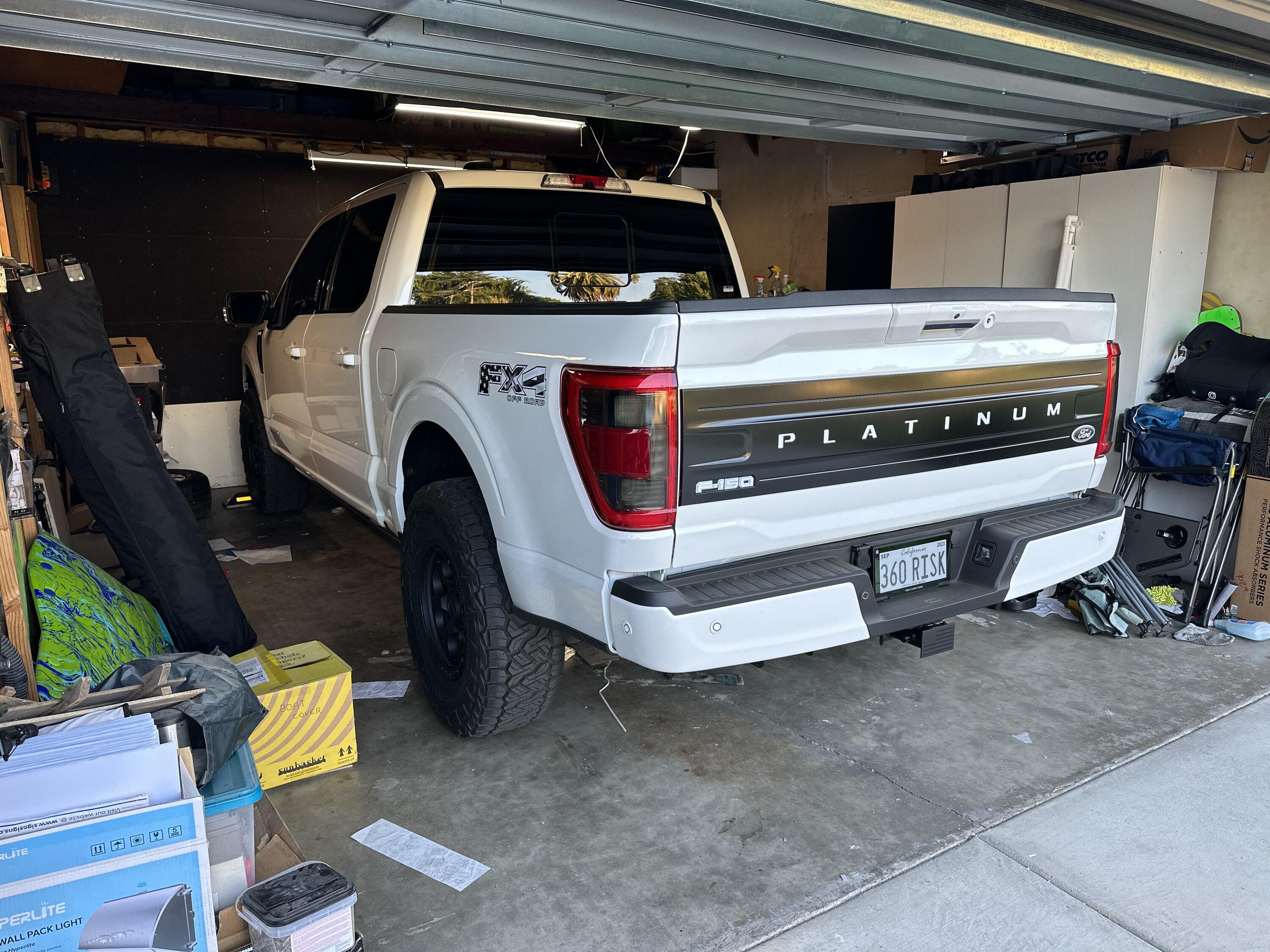 Ford F-150 2022 Platinum Chrome Delete - In Progress 07AF4D81-1CA7-4A4F-9506-104D05143BAF