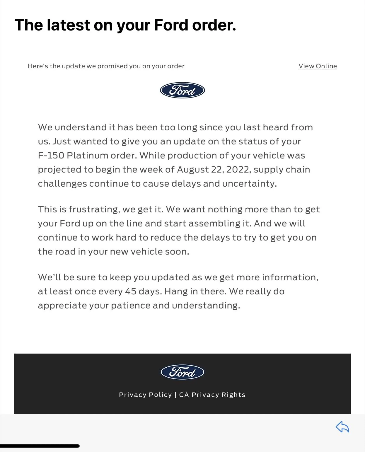 Ford F-150 8/22/2022 Build Week 0882C8EA-69E0-4A98-AF9C-D9260A8FBCAA