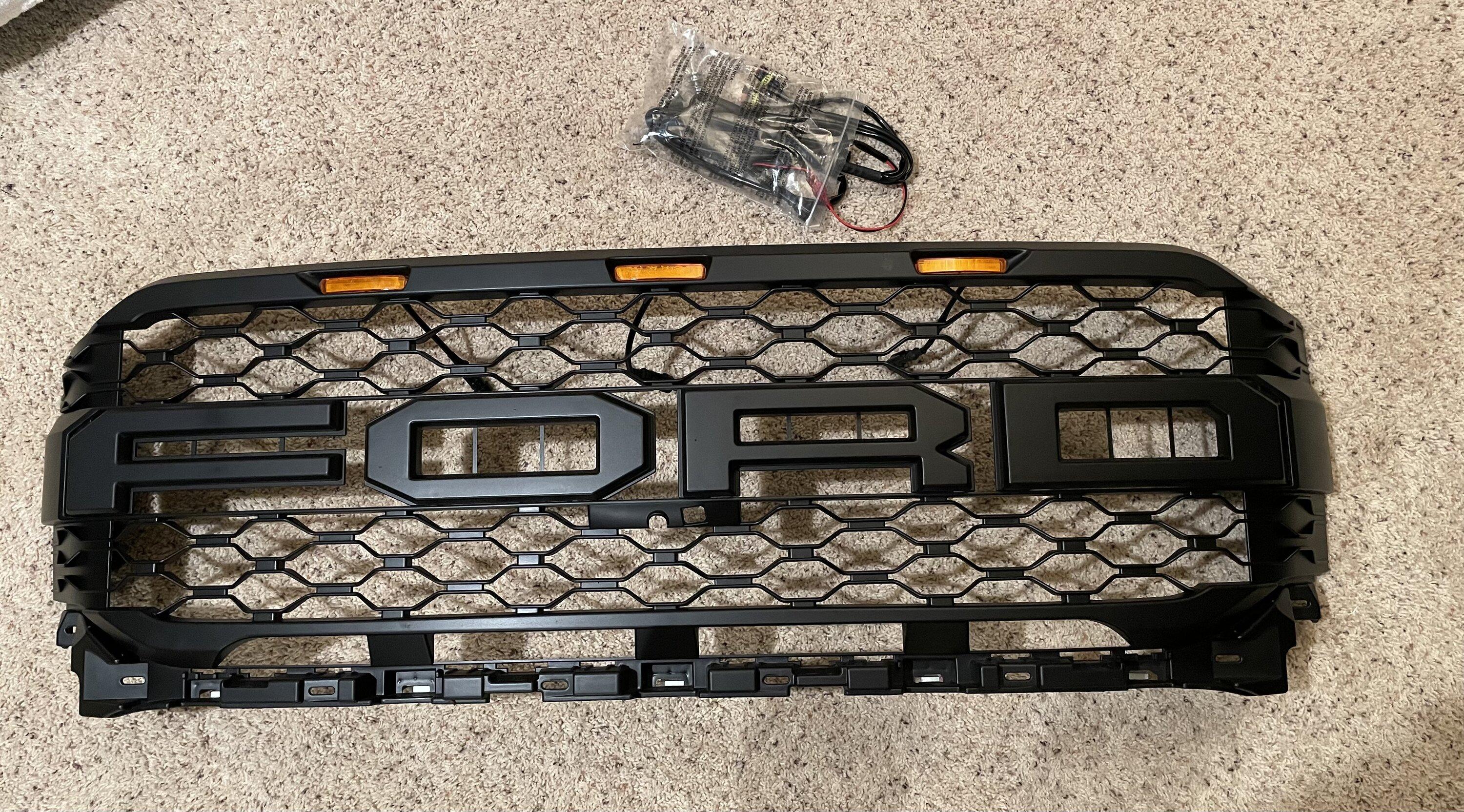 Ford F-150 Raptor Style Grille w/ Lights 088DD608-2DB4-4B01-BAA0-15DF5301F0A2