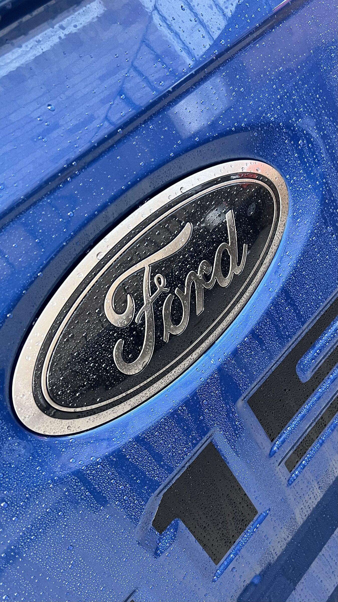 Ford F-150 Black Out Package fender emblems up close 0E0DB747-7F33-4D91-8CA2-82A3E5CB4B2C