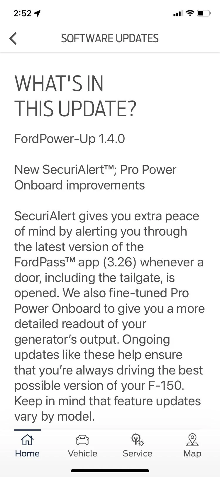 Ford F-150 FordPass says I got PowerUp 2.6.0 0E4FE611-DDDB-4FA7-B6FE-3227D9064B13