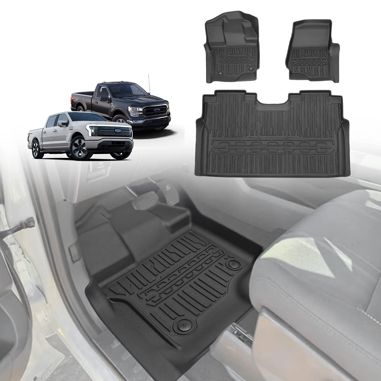 Ford F-150 Exclusive 15% Discount & Free Order Raffle | TripleAliners Perfect-Fit Bed Mats & Floor Mats 1.1(2)