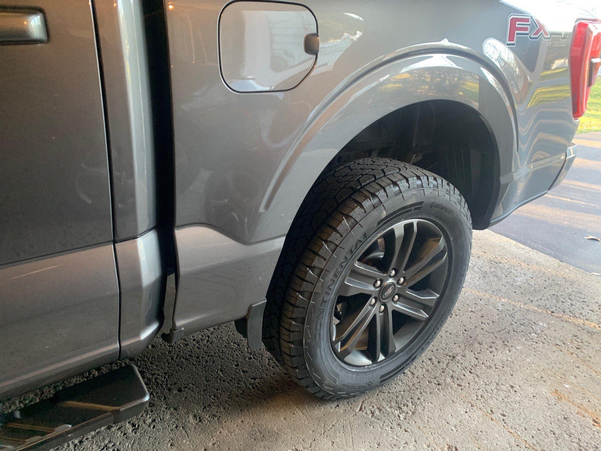 Ford F-150 Goodbye Hankook - hello Continential TerrainContact™ A/T Tires 1