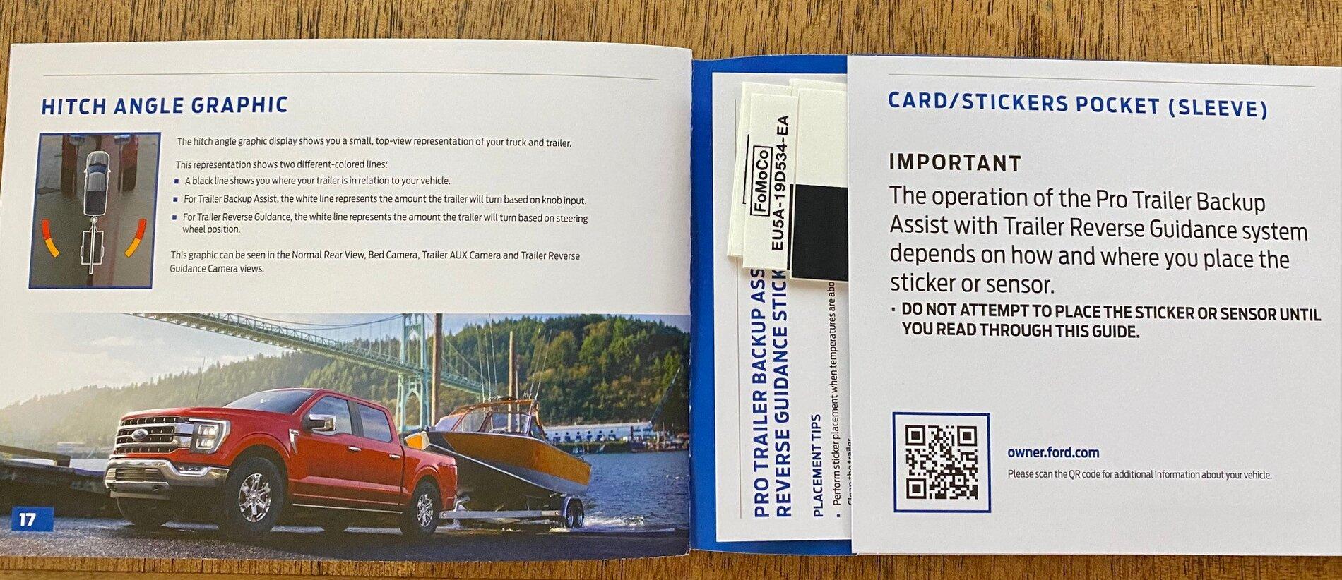 Ford F-150 Ford Pro Trailer Backup Assist Sensor Install Guide (2021 F-150) 1