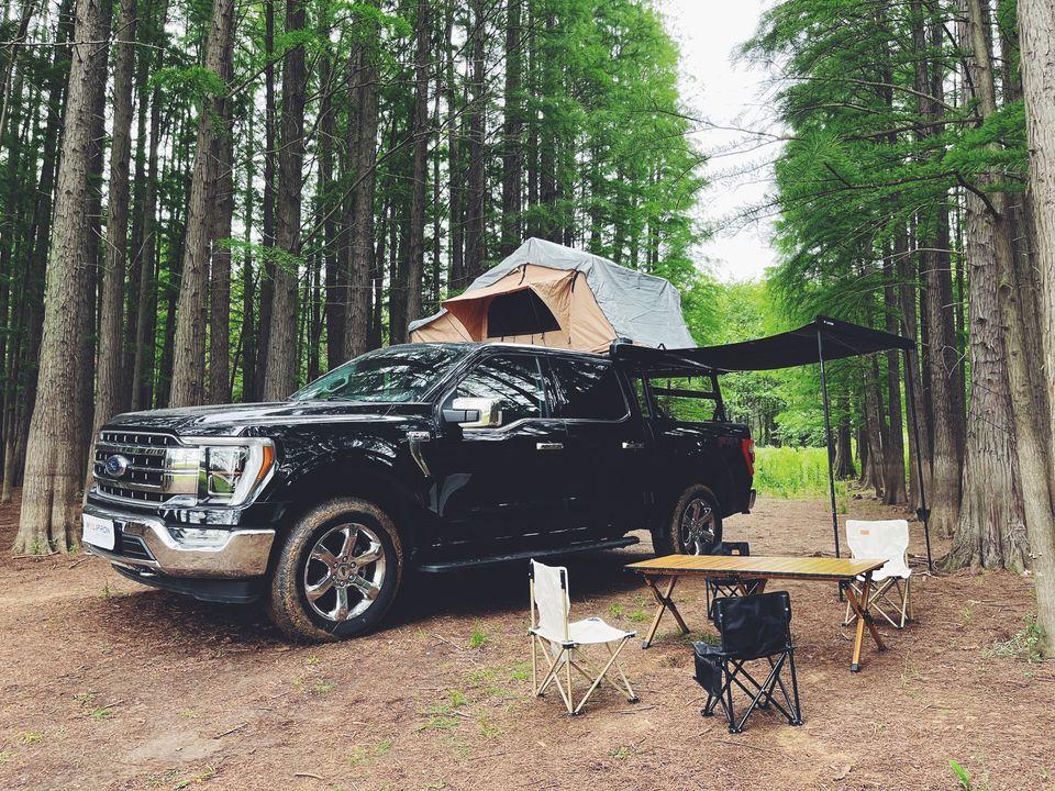 Ford F-150 installing awning without rack or cage? 1