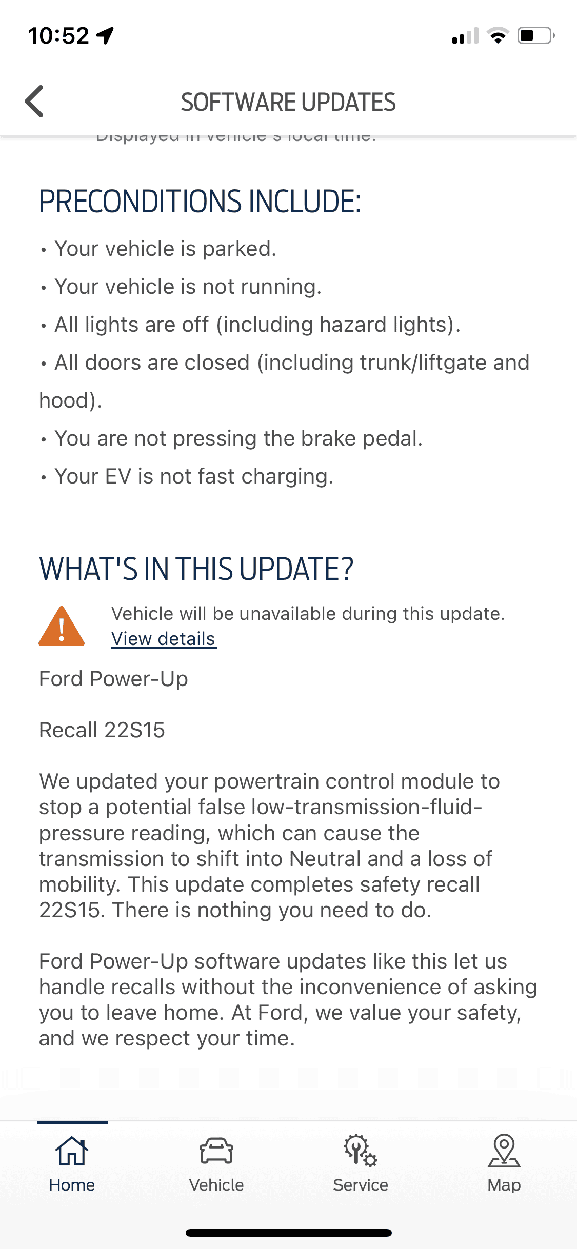 Ford F-150 Safety Recall 22S15: Transmission slips into Neutral 1