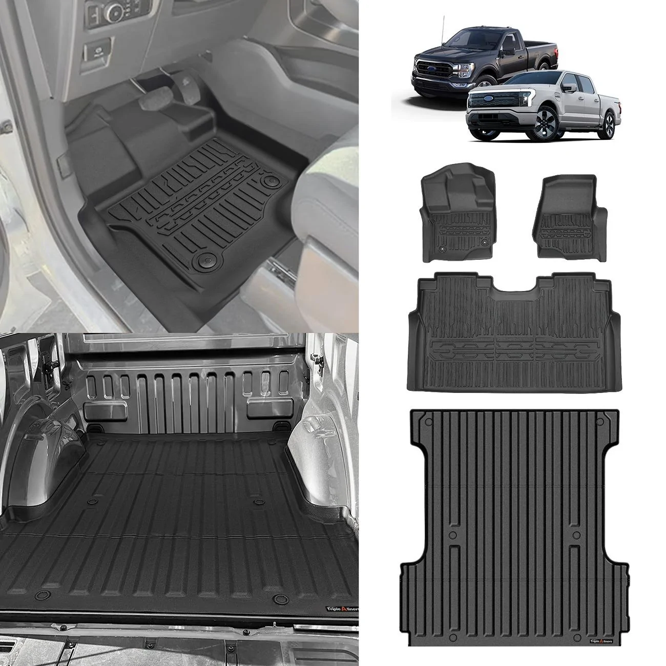 Ford F-150 Exclusive 15% Discount & Free Order Raffle | TripleAliners Perfect-Fit Bed Mats & Floor Mats 1