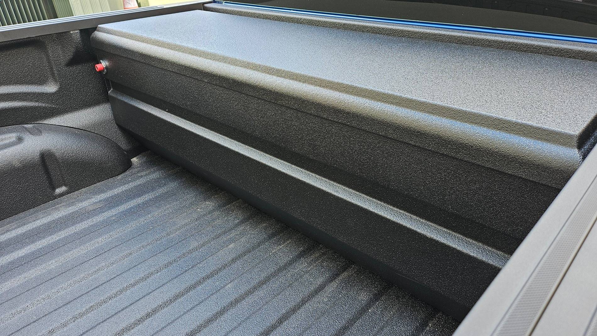 Ford F-150 Clean lo profile Weather guard tool box install. 1000001344