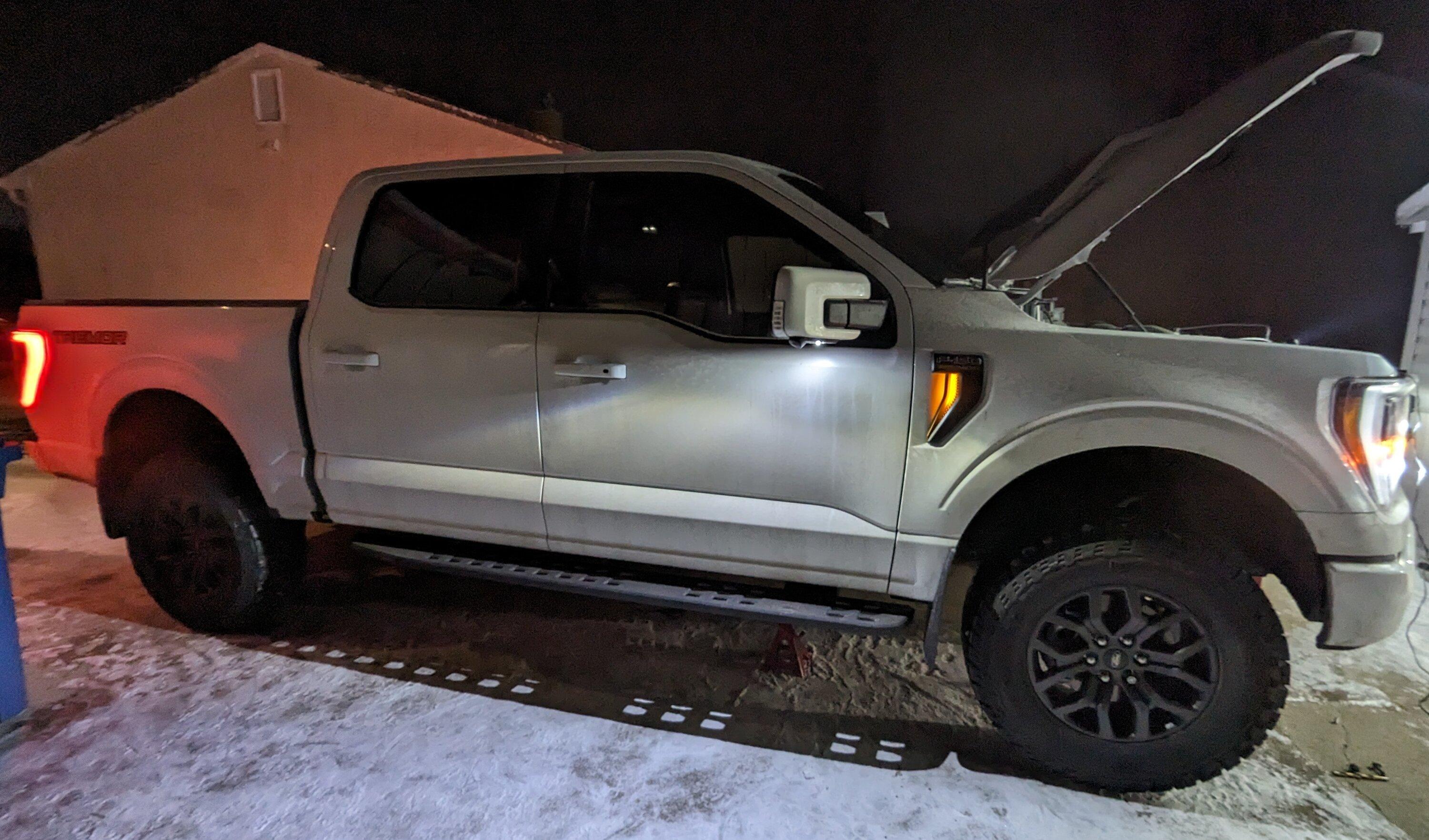 Ford F-150 Illuminated fender badges for less than ten bucks 1000006591