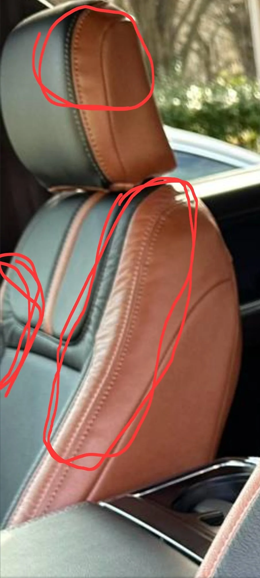 Ford F-150 Katzkin installed on XLT. Is this normal? Need your opinions on this 1000007410