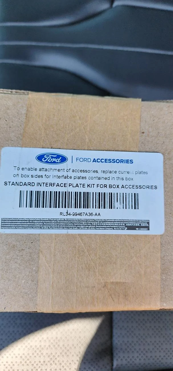 Ford F-150 2024 Job 2 Tie down part numbers 1000007632