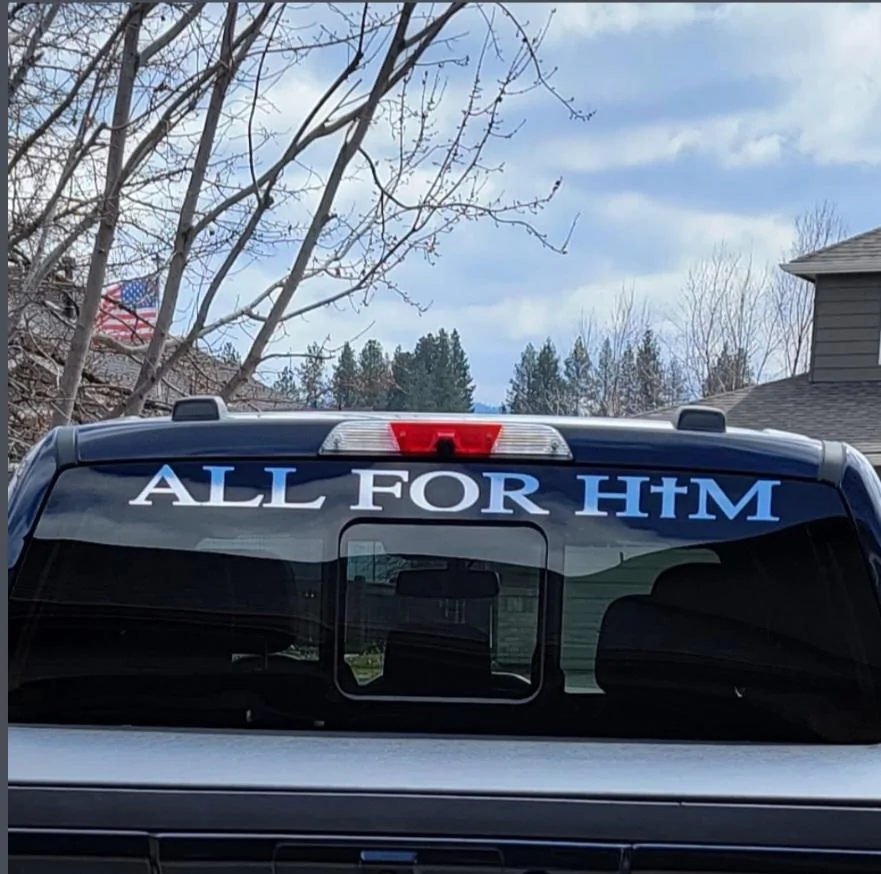 Ford F-150 Vinyl Stickers on back glass 1000008674