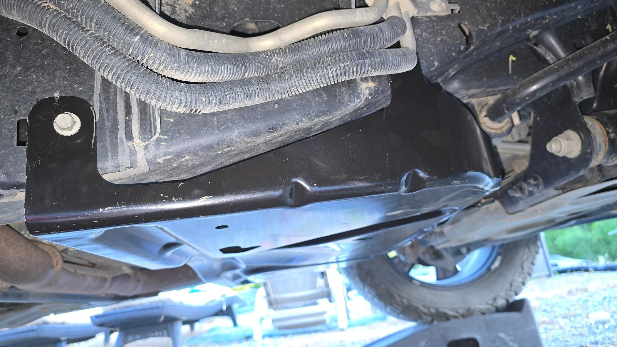 Ford F-150 Factory catalytic converter protection 1000008986