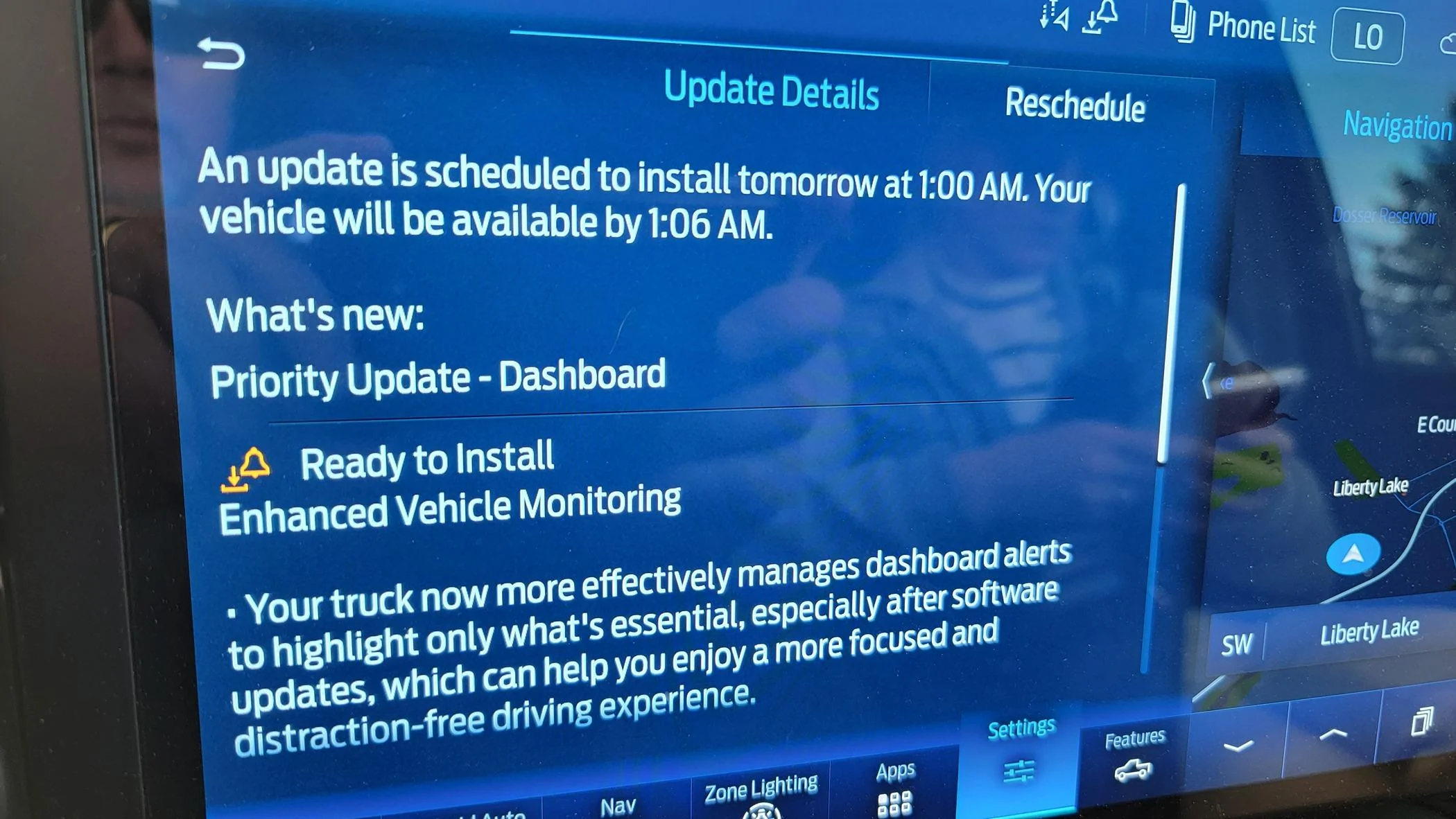 Ford F-150 Got this update this morn... 1000009910