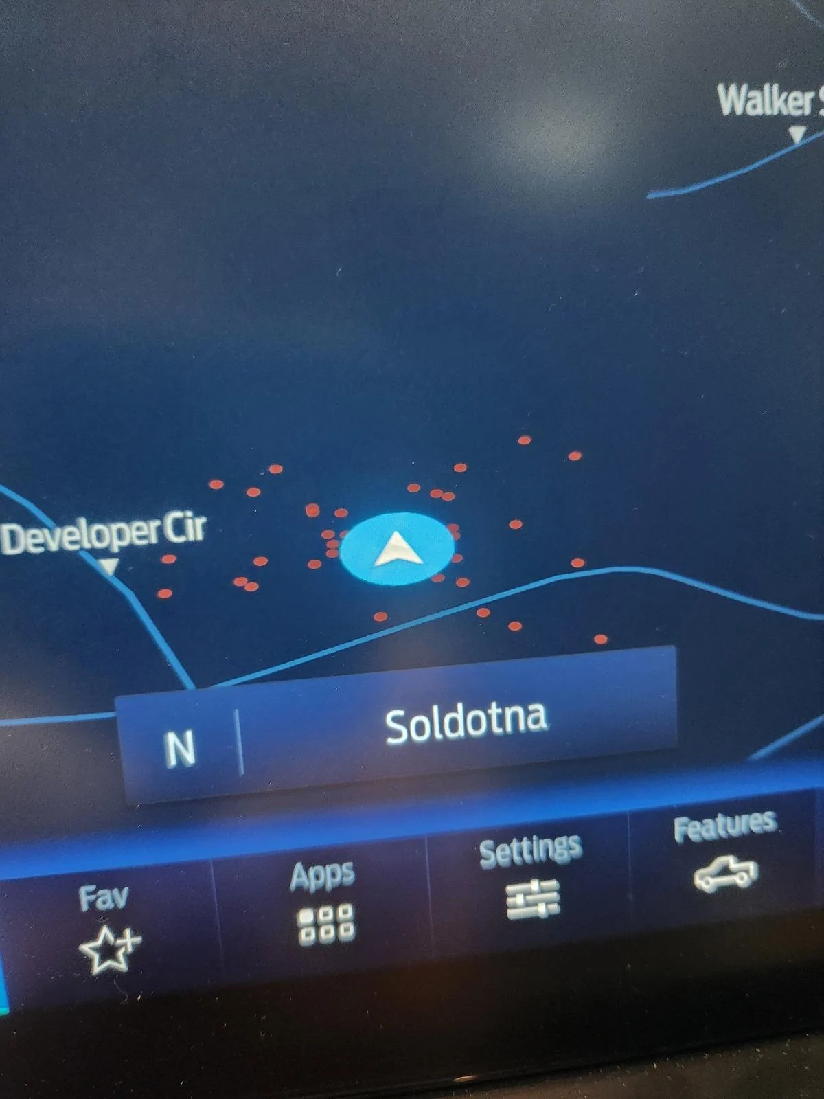 Ford F-150 Red dots on maps 1000011479