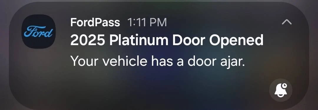 Ford F-150 Door Opened Toggle Ford Pass 1000014365