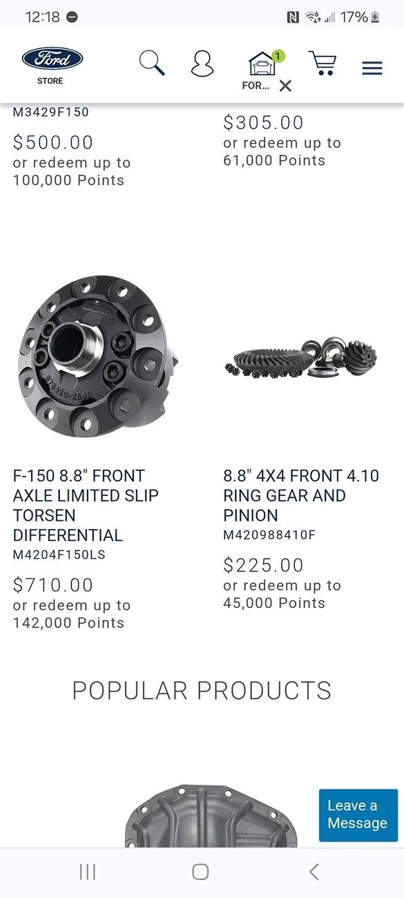 Ford F-150 Torsen diff and 4.10 gears on XLT? 1000018444