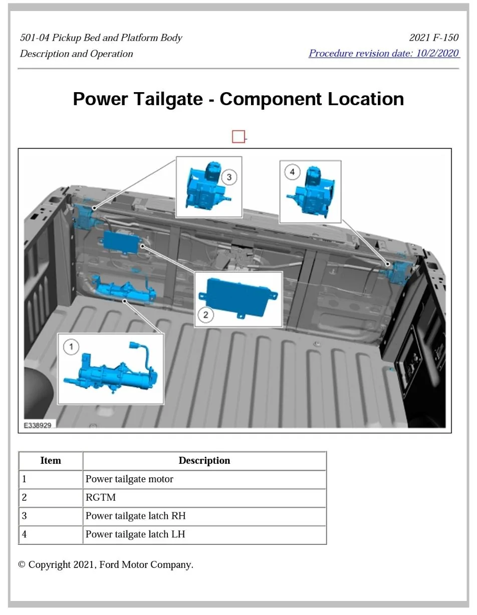 Ford F-150 Tailgate 1000020112