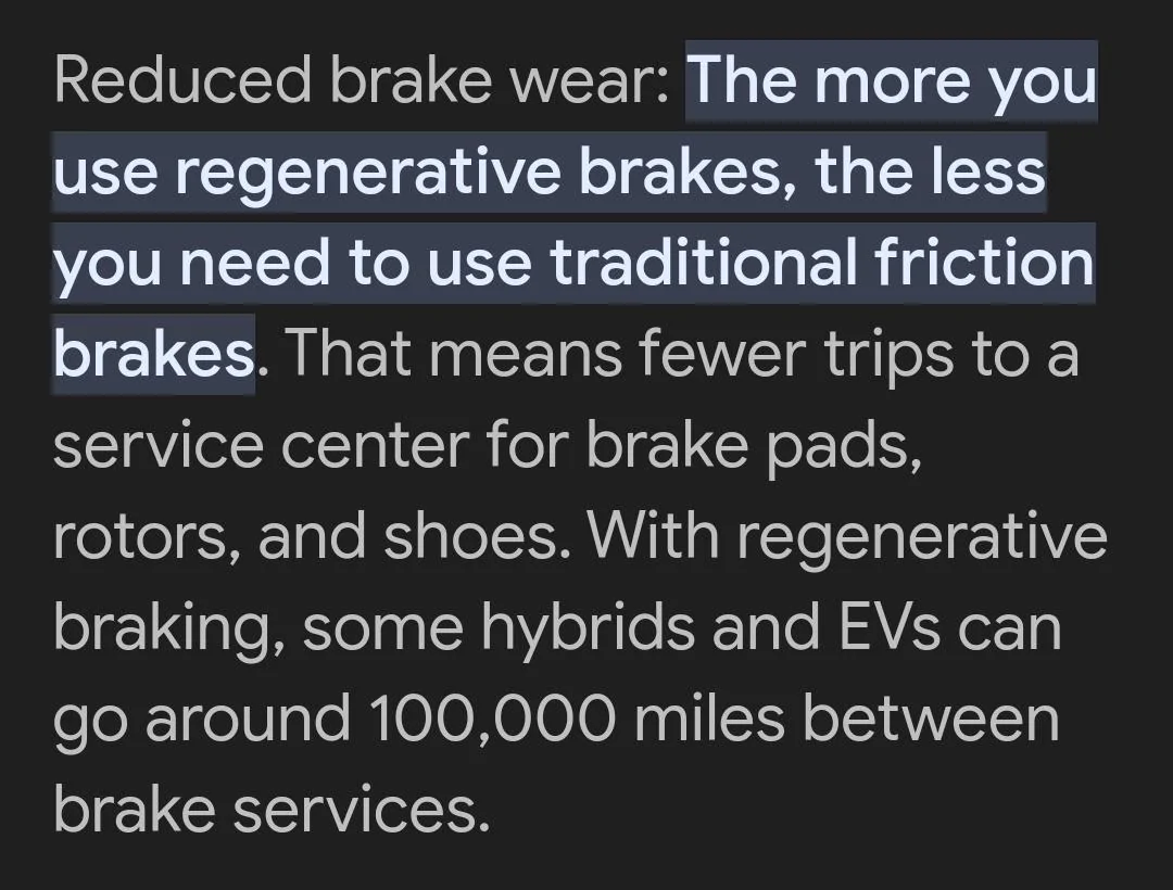 Ford F-150 Brake Pad Life on a 2021 Powerboost 1000022573