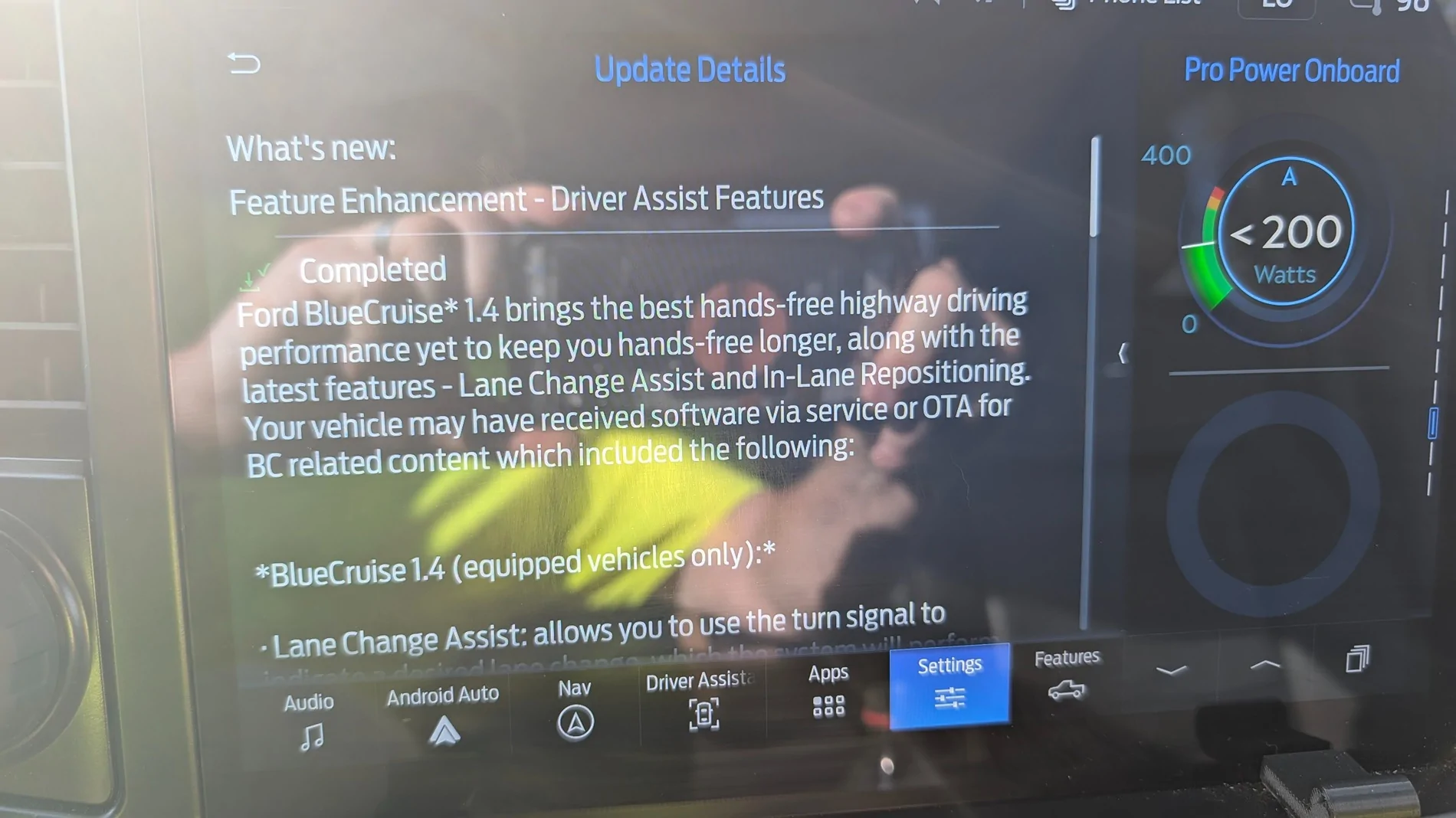 Ford F-150 I got BlueCruise 1.4 OTA......or did I? 111
