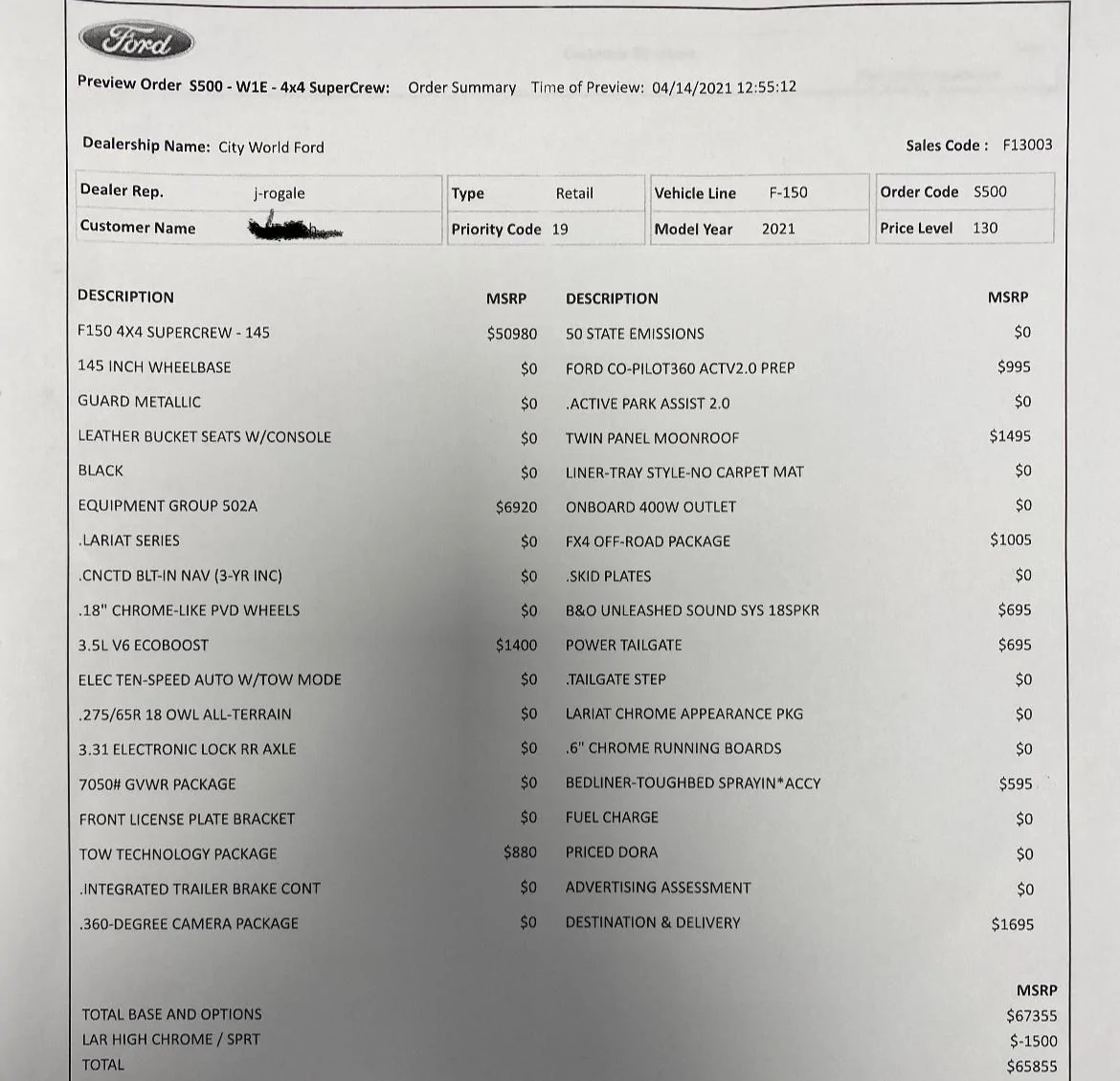 Ford F-150 Current Pricing in this climate? 116A7103-0030-4878-872B-E414632D7640