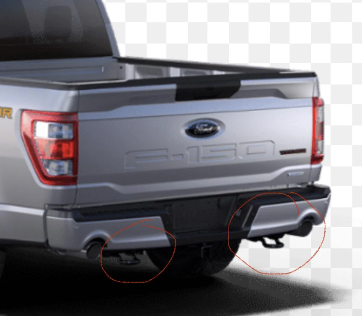 Ford F-150 Swapping the Lariat rear bumper for the Tremor rear bumper 11745011-92D0-4EDC-A2F2-ACFE58DCBC3B