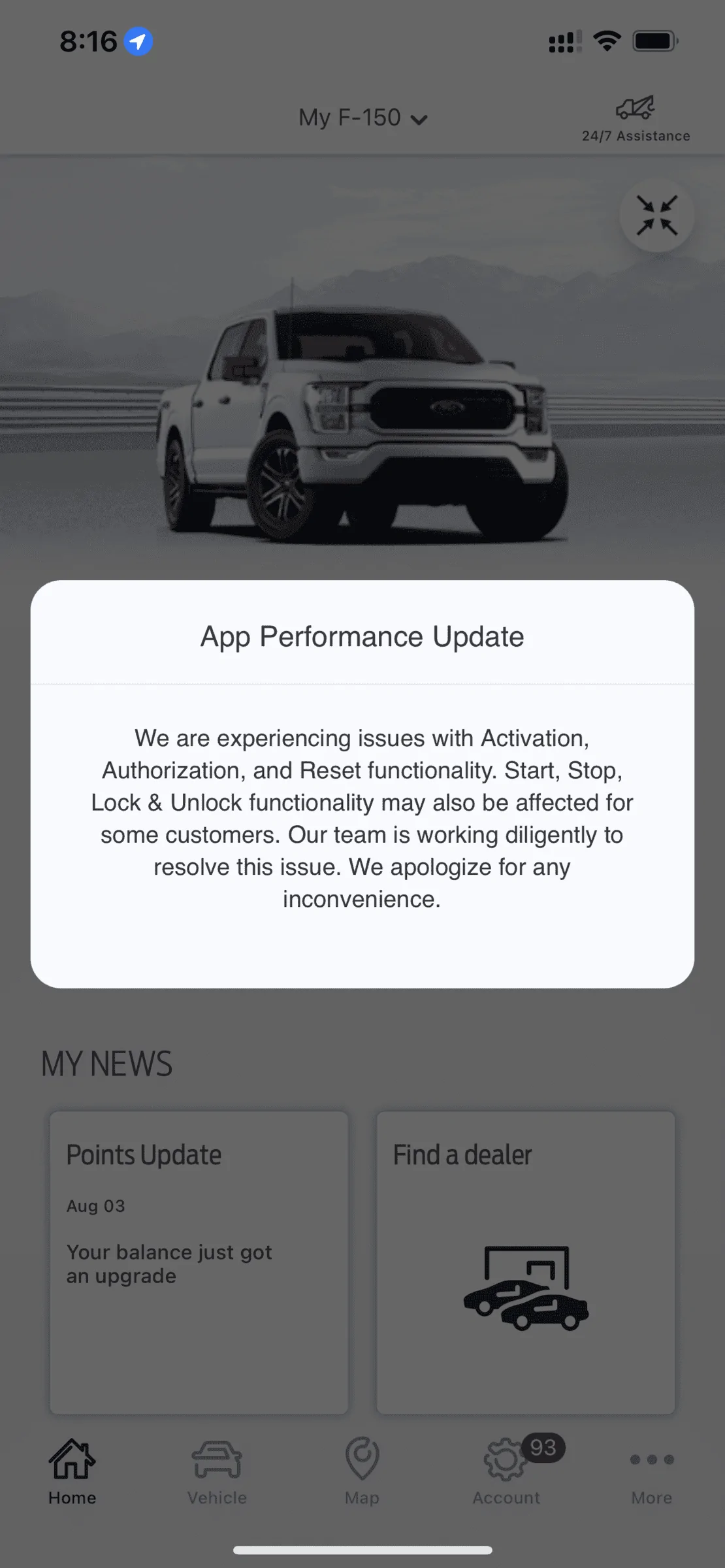 Ford F-150 I broke FordPass this morning 1233036B-9E1A-418B-B3DF-E31BBE2EBE4D