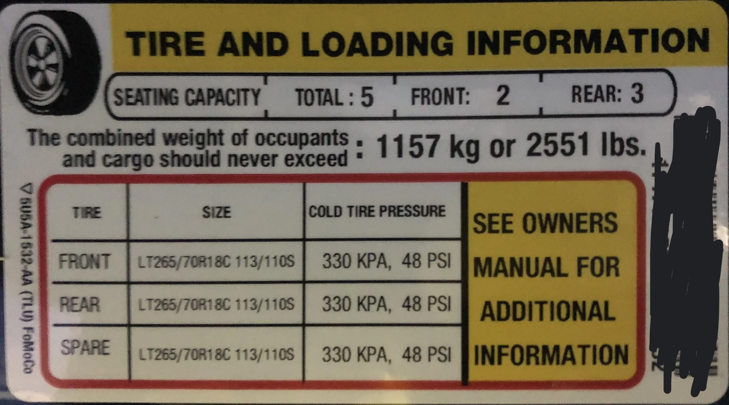 Ford F-150 What's your payload? 2.7 Lariat 1238B82B-9C75-42E8-AD65-28B531850544