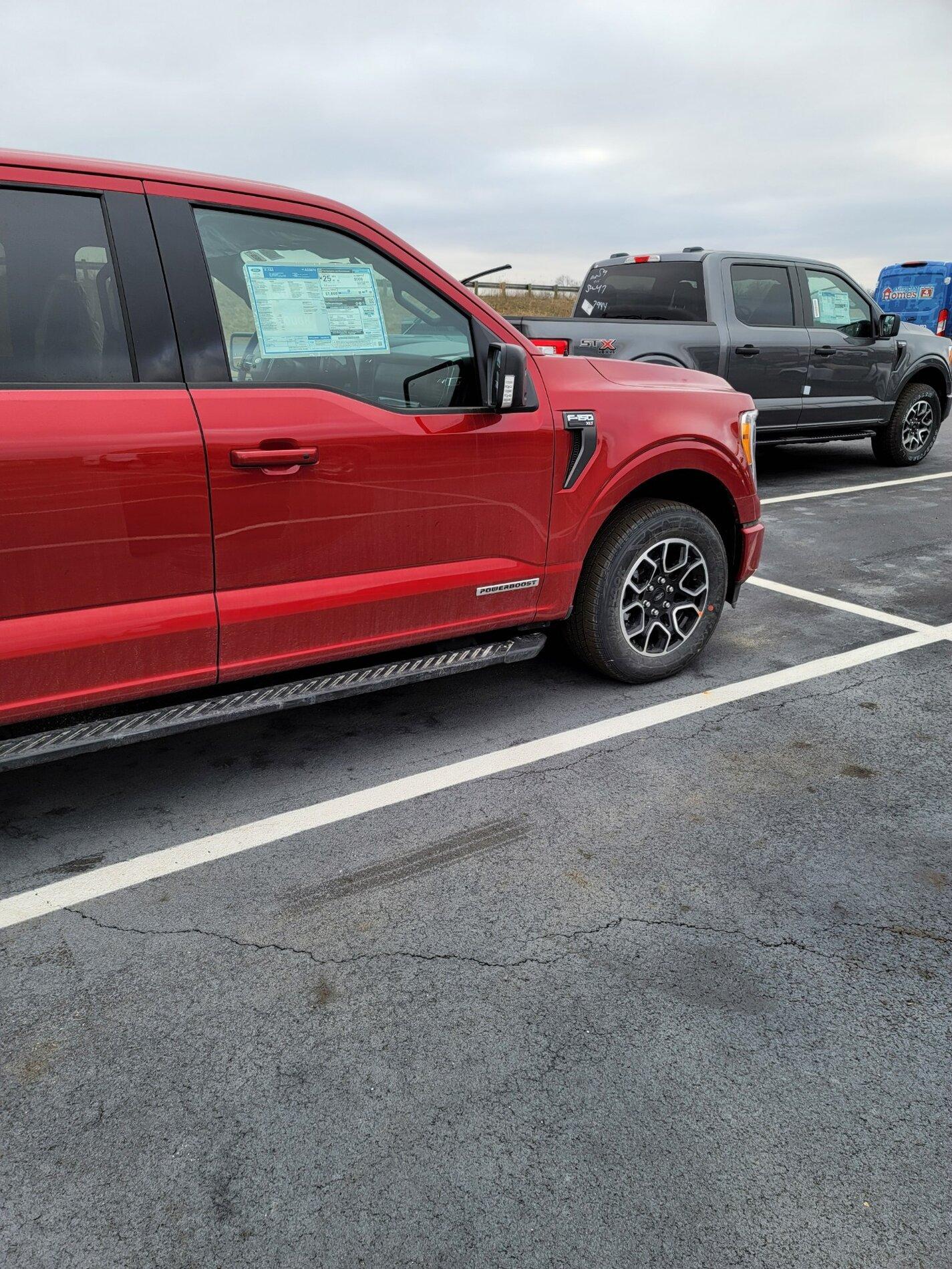 Ford F-150 2.25" leveling kit installed on my 2021 F-150 XLT PowerBoost 123_1