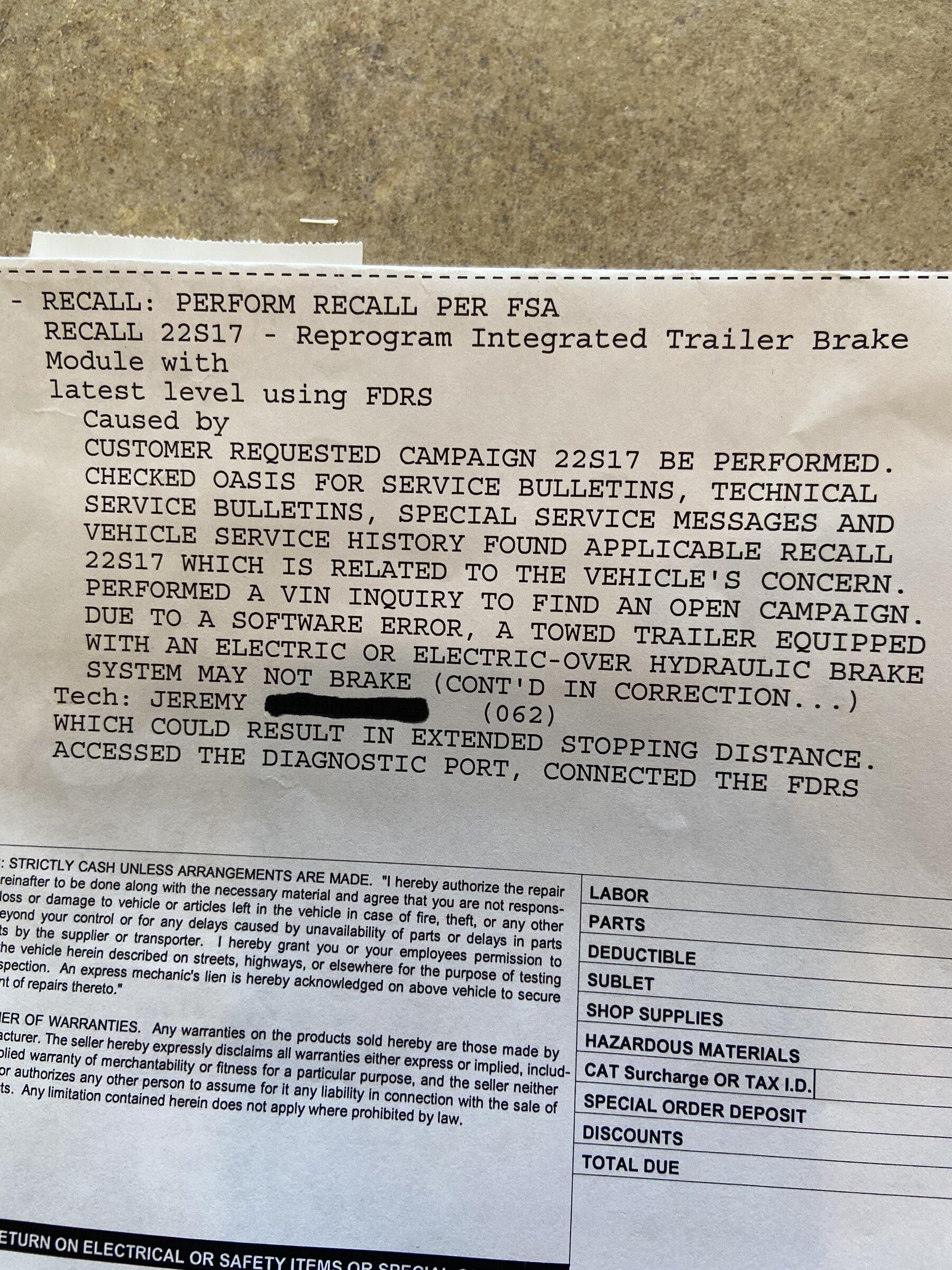 Ford F-150 Finally!! a dealer fix for OTA Power-Up 1.7.1  -- TSB 22-2117 12AB5CB0-17A1-4085-940C-63332F98814B