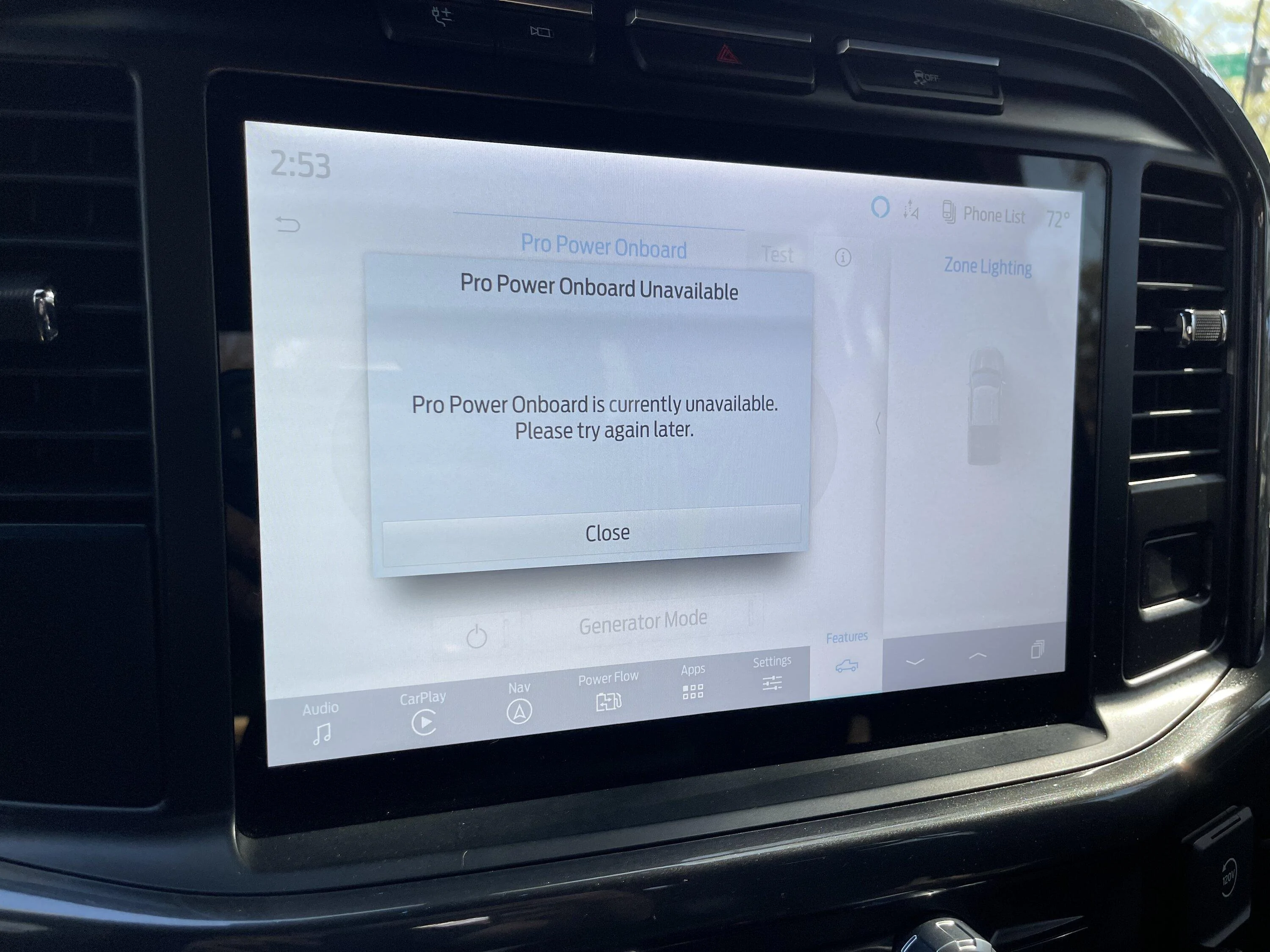 Ford F-150 PowerBoost primary coolant res level is below minimum 12FCEB5B-3282-4F60-98AC-0DDB1304CD6D