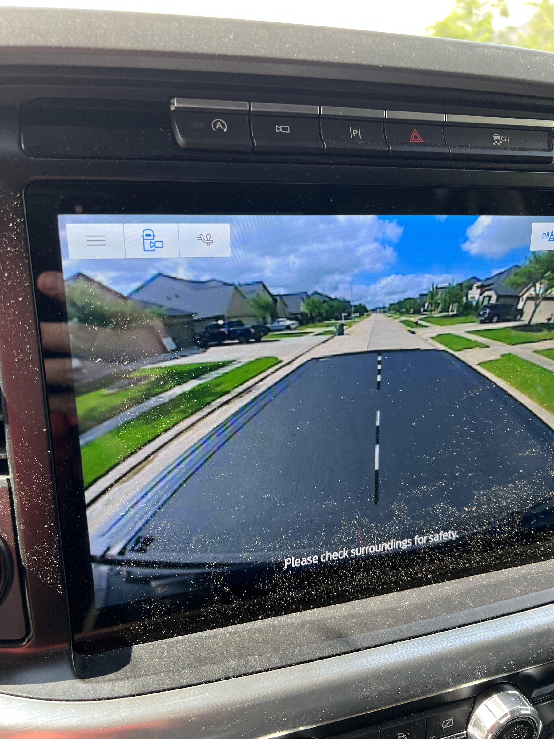 Ford F-150 Rear Camera Display: "Full View Not Available" 14577D92-74CC-4344-BB81-28DE69A26B75