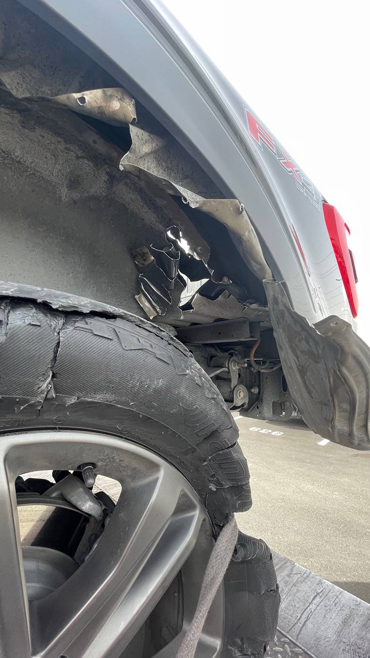 Ford F-150 Tire blew out on a new Platinum Powerboost! 14C43499-3089-4E4A-B6D2-5A3BA769505E