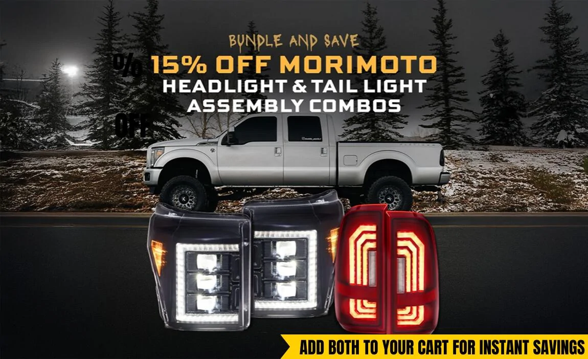 Ford F-150 SAVE 15% on Morimoto Headlights & Tail Lights 15 Off Morimoto Headlights & Tail Lights2