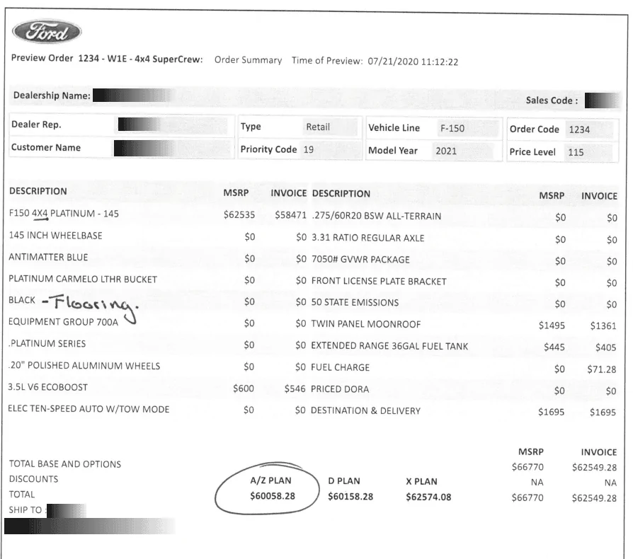 Ford F-150 2021 F-150 ORDER GUIDE First Look! Reveals All Options, Packages, Accessories - U.S. & CANADA 1596483460588
