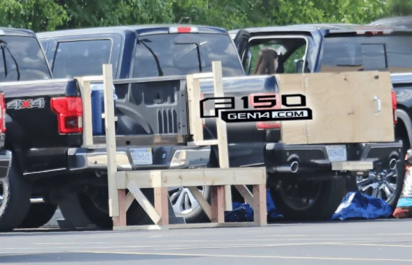 Ford F-150 2021 F-150 Barn Style Multi-Function Tailgate Caught Prototyping! 1598895029648