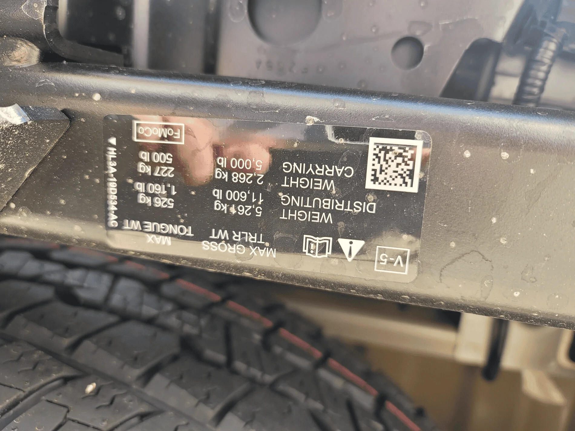 Ford F-150 5,000 LB. max for warranty without tow package? 1610666316515