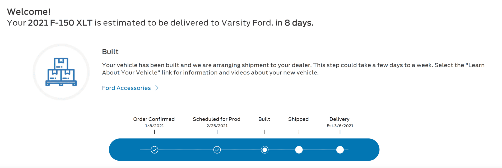 Ford F-150 2/8 builds 1614347004496