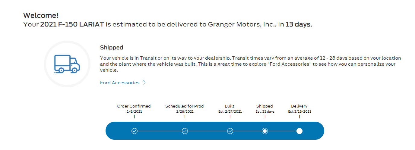 Ford F-150 22 FEB week builds 1614704496326