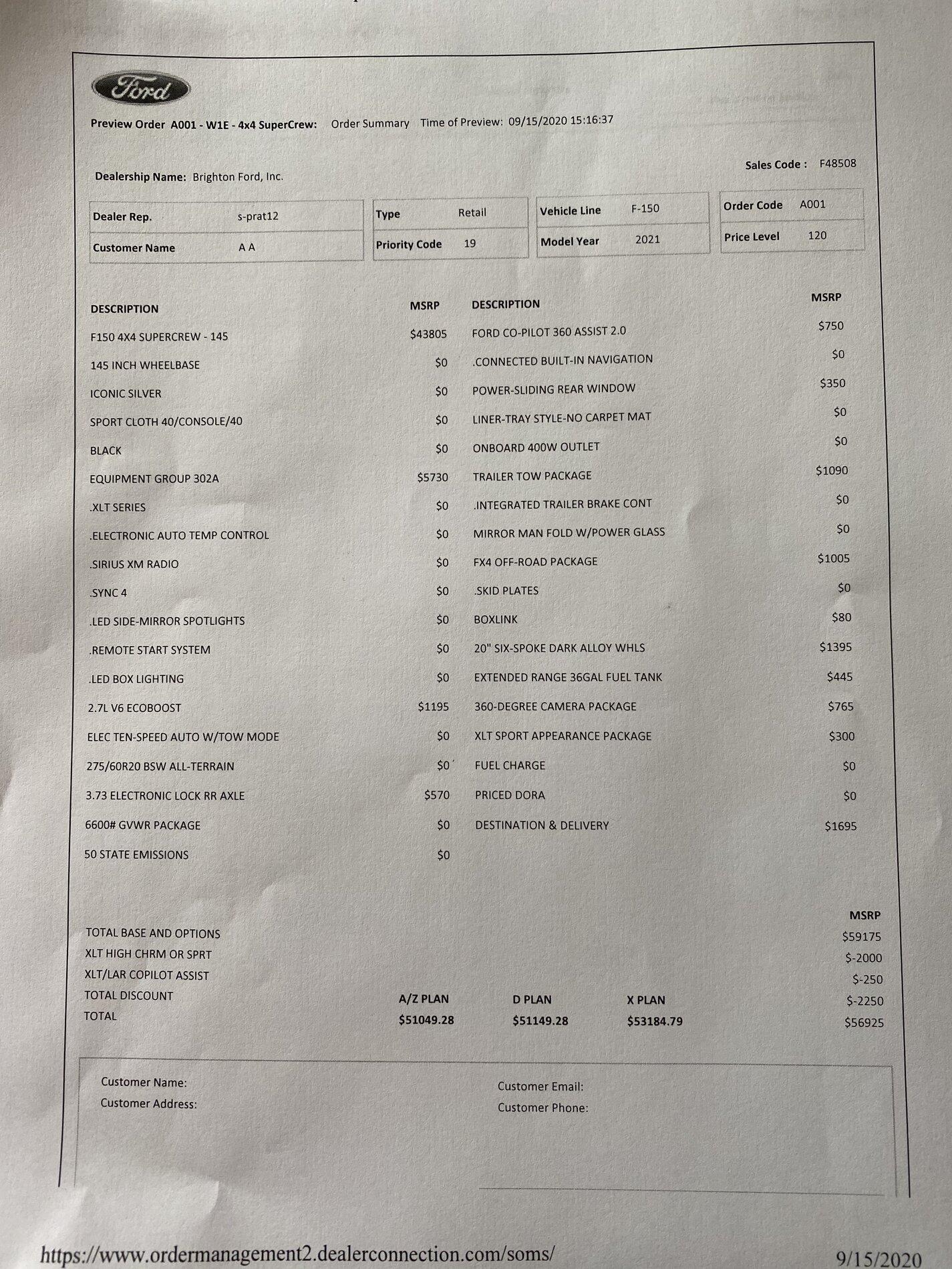 Ford F-150 Some dealer help - am I being taken for a ride, or is it just impatience on my part? 1618009401296