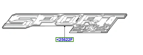 Ford F-150 OEM "Sport 4x4" Decal p/n? 1618589636385