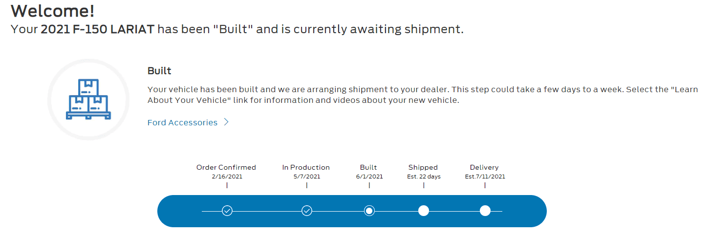 Ford F-150 🧭 Track Your F-150 Order by VIN Number 1622748782679
