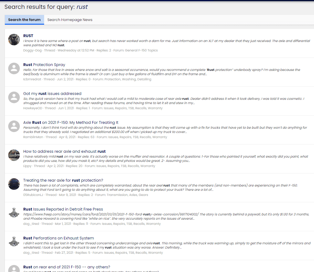 Ford F-150 RUST 1624618640824