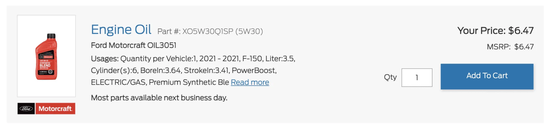 Ford F-150 10,000 mile oil changes, really? 1629310689959
