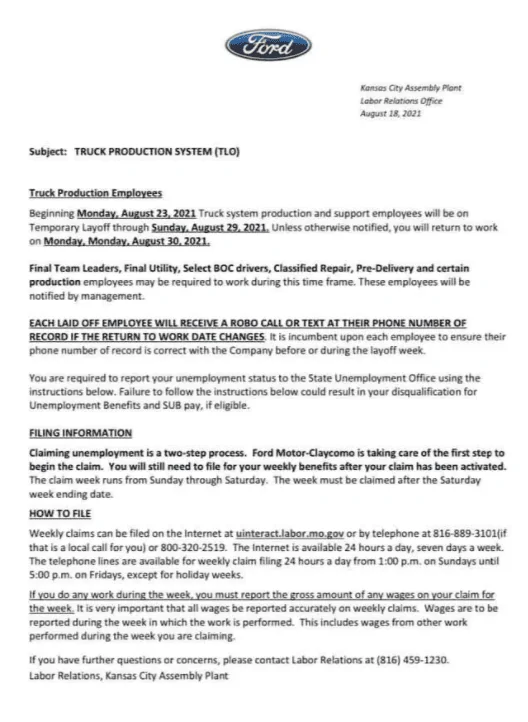 Ford F-150 08/23 Build Week 1629332186564