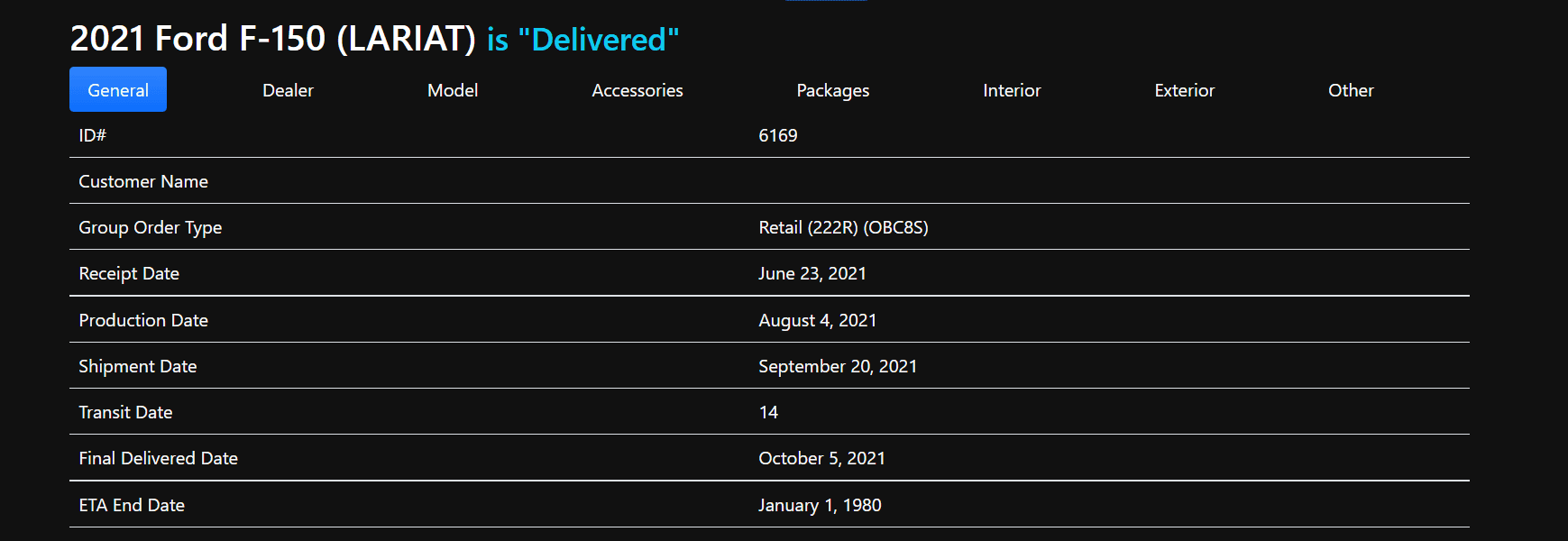 Ford F-150 8/2 Build Week 1633477554424