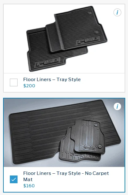 Ford F-150 Stock floor liners question 1634577102121