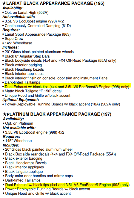 Ford F-150 Deciding which mirrors to order 1634927934881